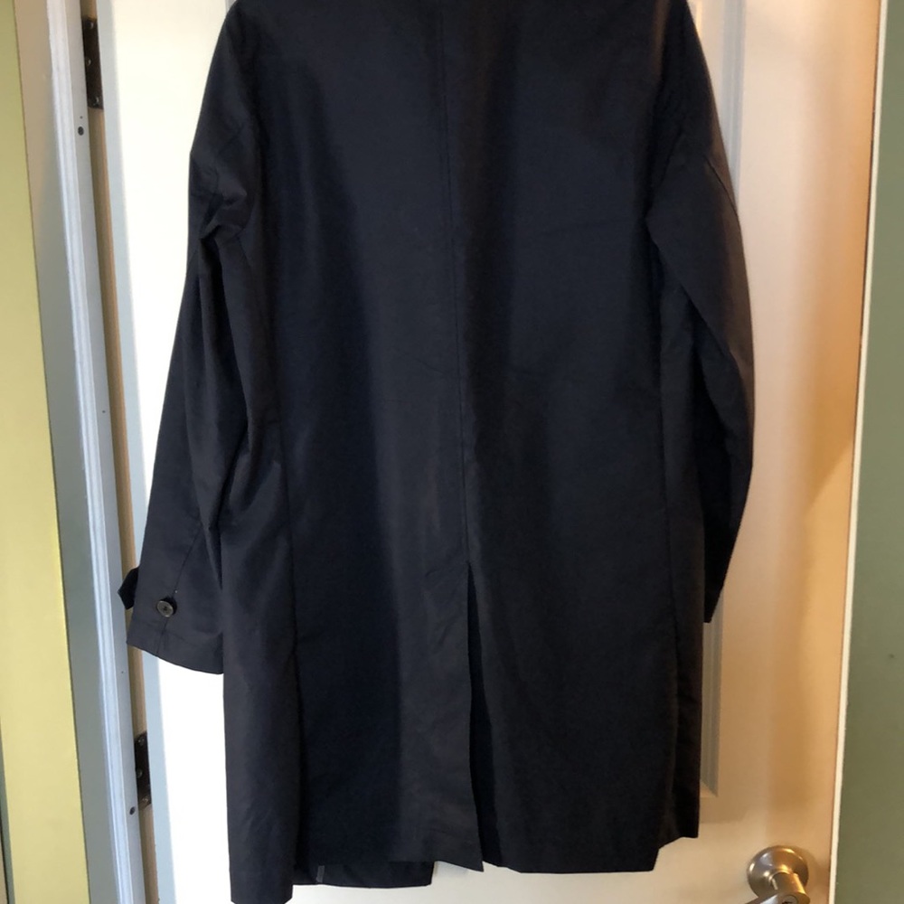 Men’s navy blue H&M raincoat - Long Jacket - Picture 6 of 9